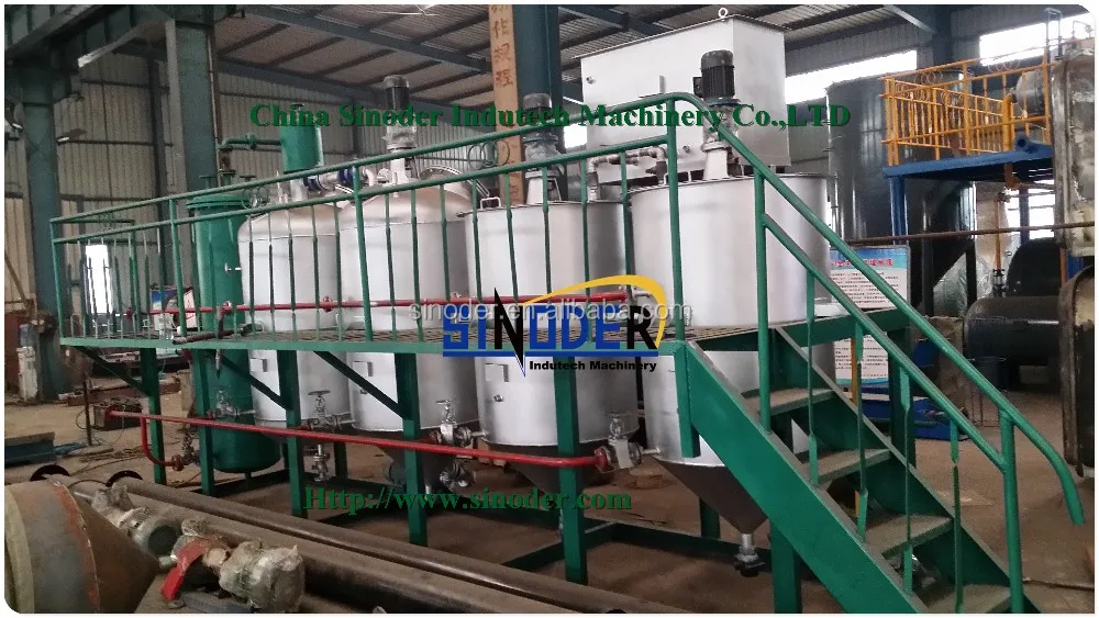 Low cost high efficiency oil refinery and deodorization machine