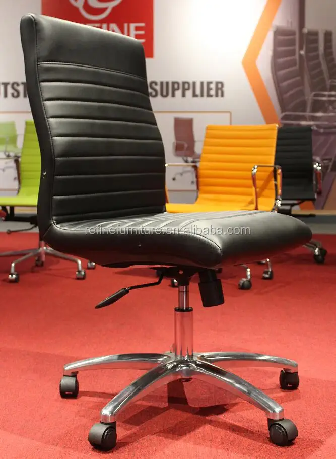 Super Comfort Medicine High Back Hospital Office Chair In Black Leather