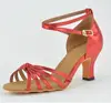 OCTCL33 Wholesale Cheap Women Red Salsa Samba Latin Dance Shoes Women