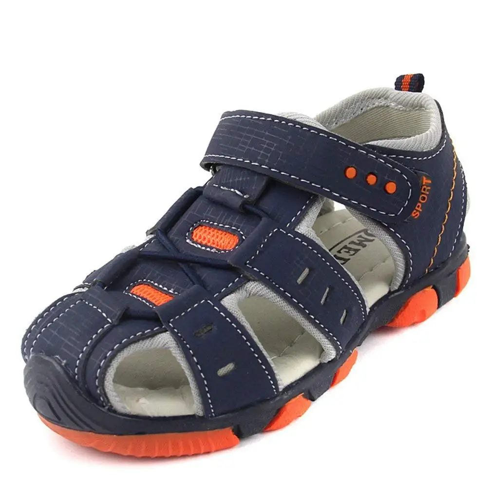 AGoGo Girls Open Toe Strap Sandals Summer Fashion Flat Sandals Outdoor Sport Sandals Princess Flats Sandals