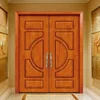 China good quality double entry solid wood door for villa hot sale