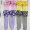 Solid colors baby girl icing ruffle socks pretty