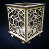 Gem Wooden Tea Light Lantern laser cut and assembled by hand