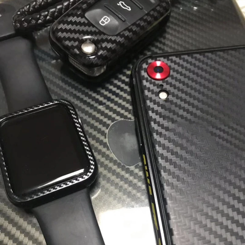 Xddz 2019 Carbon Fiber Hard Shell Case For Apple Watch 1/2/3/4/5,38mm