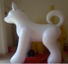 Custom color lifelike big inflatable wolf dog cartoon model for advertising
