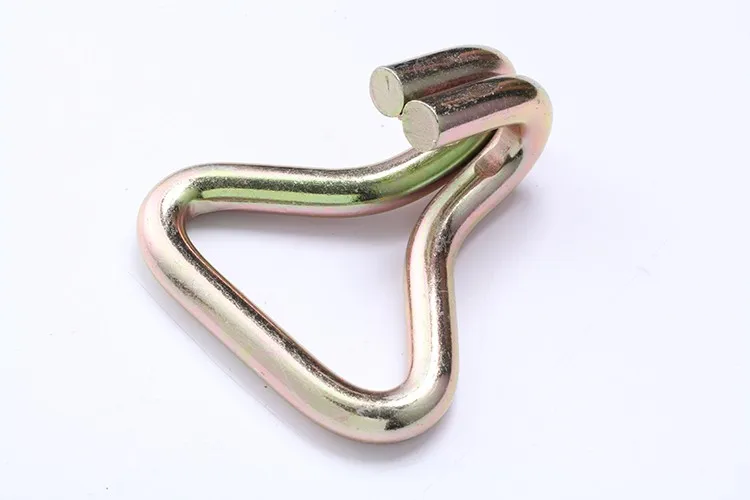 Free Sample 2" Double J Hook With Safety Latch Steel Double J Hook