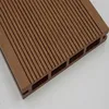 Anticorrosive WPC outdoor plastic deck floor covering, wood look rubber/plastic flooring, grey engineered wood composite floors