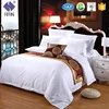 100% cotton bed linen five star hotel flat sheet white bed sheet