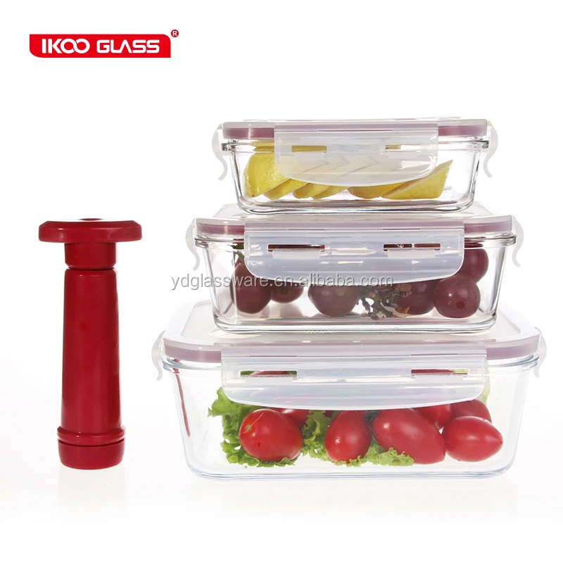 Buy Wholesale China Food Packaging Vacuum Food Containers With Vacuum Pump  For Fresh Foods Storage & Vacuum Food Container at USD 2.2