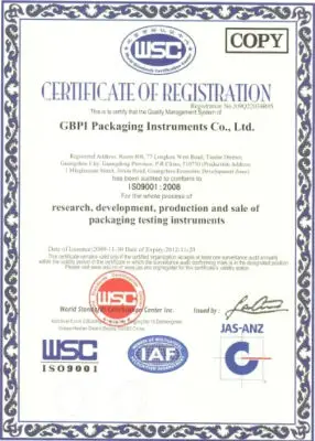 ISO CERTIFICATE