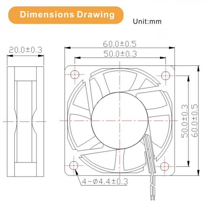 5V 12V 24V FD04020 DC Brushless Fan 40x40x20 Manufacturer