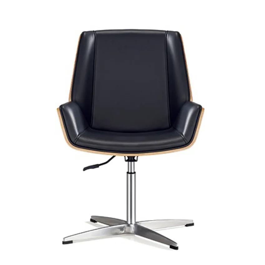 Simple Swivel Office Chairs No Wheels for Living room