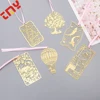 Custom Popular Design Laser Cut Mini Tree Butterfly Angel Shaped Stainless Steel Metal Cross Bookmark Tassels