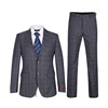 100% Wool Business Wedding Suit For Men Light Blue Male Slim Fit Wedding Formal Mens Suits Tuxedo 2 Piece (Jacket and Pant)