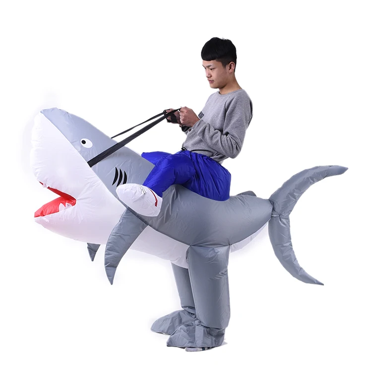 Wholesale Factory Direct Sell Inflatable Funny Mascot Shark Toy Costume ...