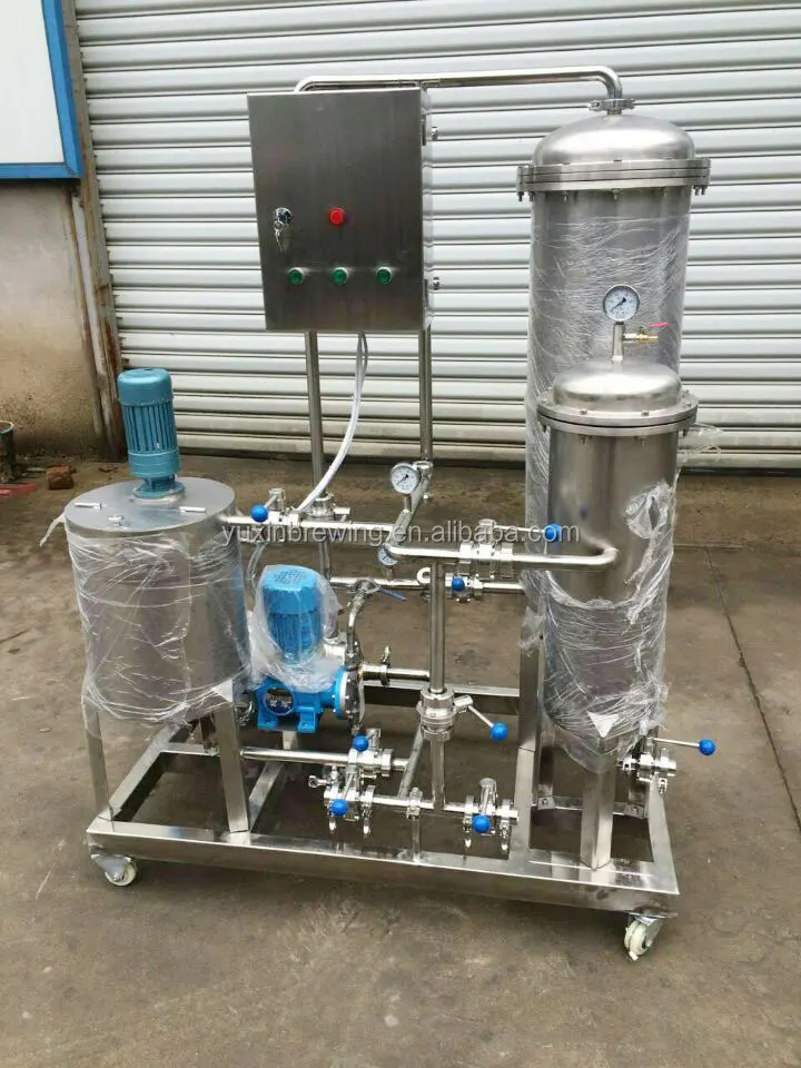 Diatomaceous Earth Beer Filter / Diatomite Stainless Steel Beer Brewing