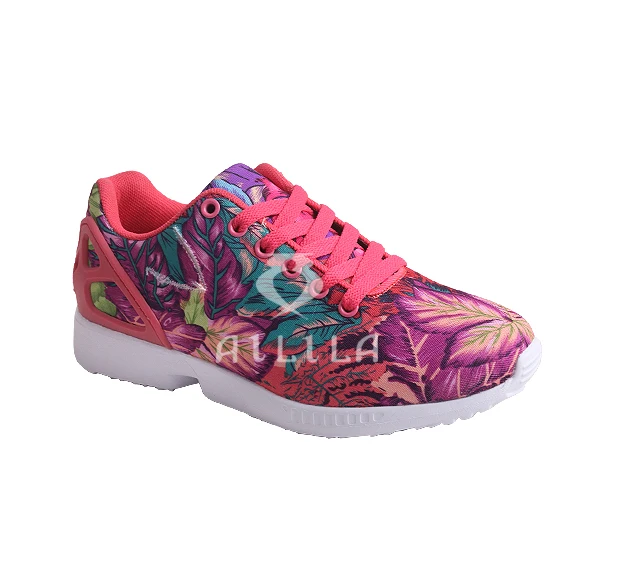 Wholesaler light weight 2016 new fashion lady sport running shoes