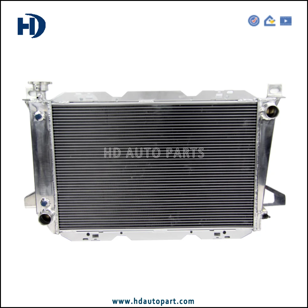 3 Row All Aluminum Radiator for 1967-1981 Ford F-100 F-150 F-250 F-350 Pickup