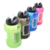 small order custom printed 2.2L BPA free plastic sport water jug bottle with handle for sport