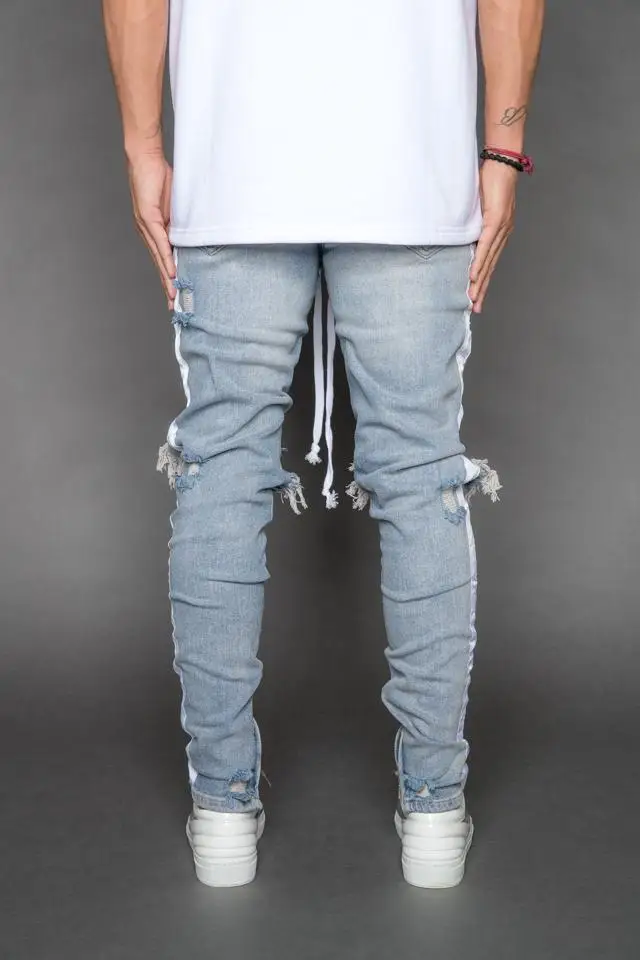mens track denim