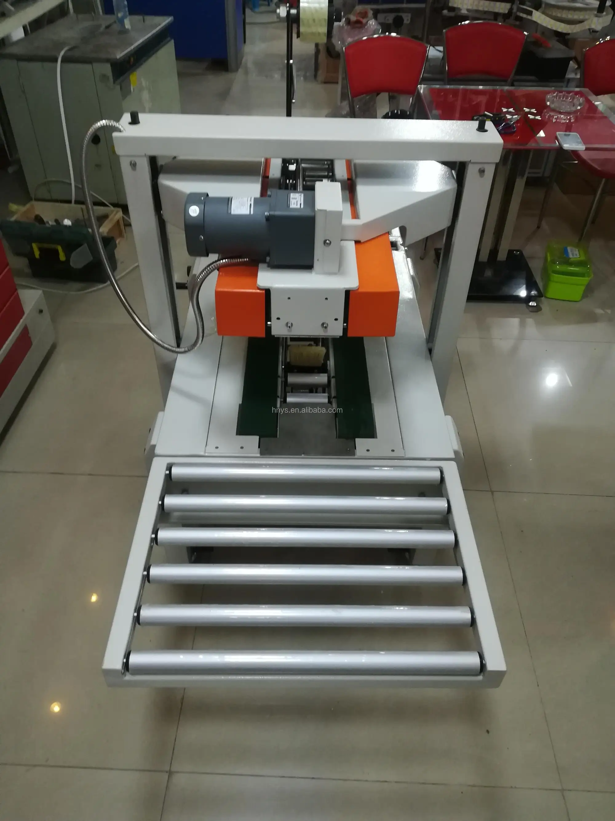 Semiautomatic Paper Box Tape Sealing Machine/cardboard Boxes Sealer