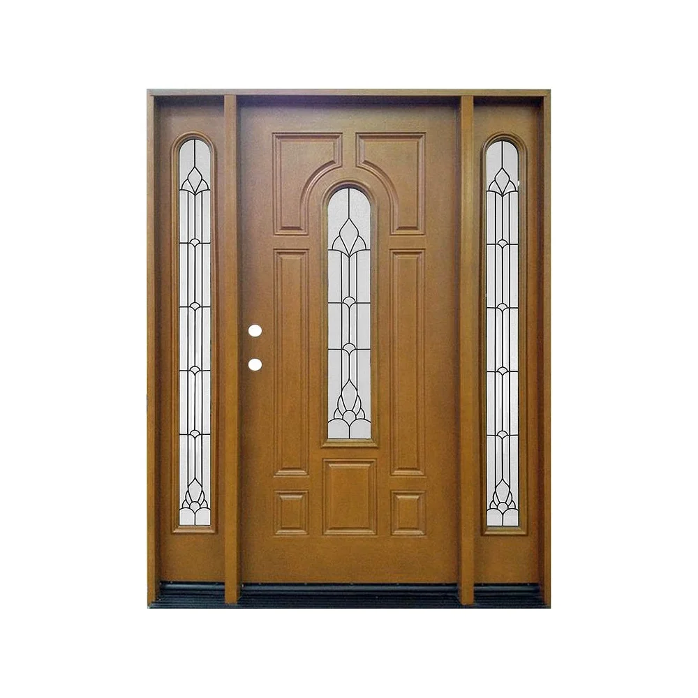 Brand New Flush Oak White Wooden Grain Single Louvre Doors House With Low Price