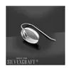 925 Sterling Silver Oval Mounting, Setting , Earring Bezel Cup, Base, Earring Hook Blanks 14 x 10 mm