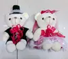 20cm red dress couple teddy bear for promotion