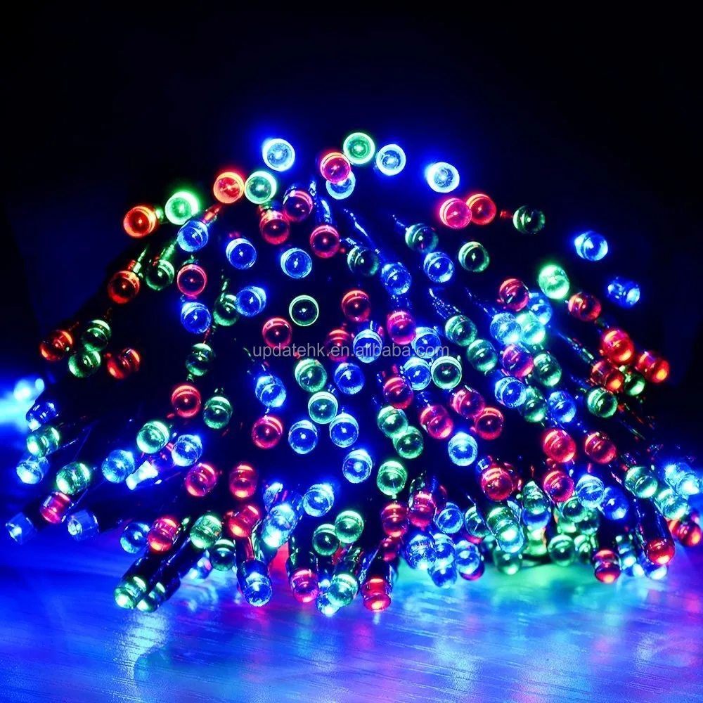 200led Holiday Solar Led Light Up Xmas Tree Landscape Scene Sparkle ...