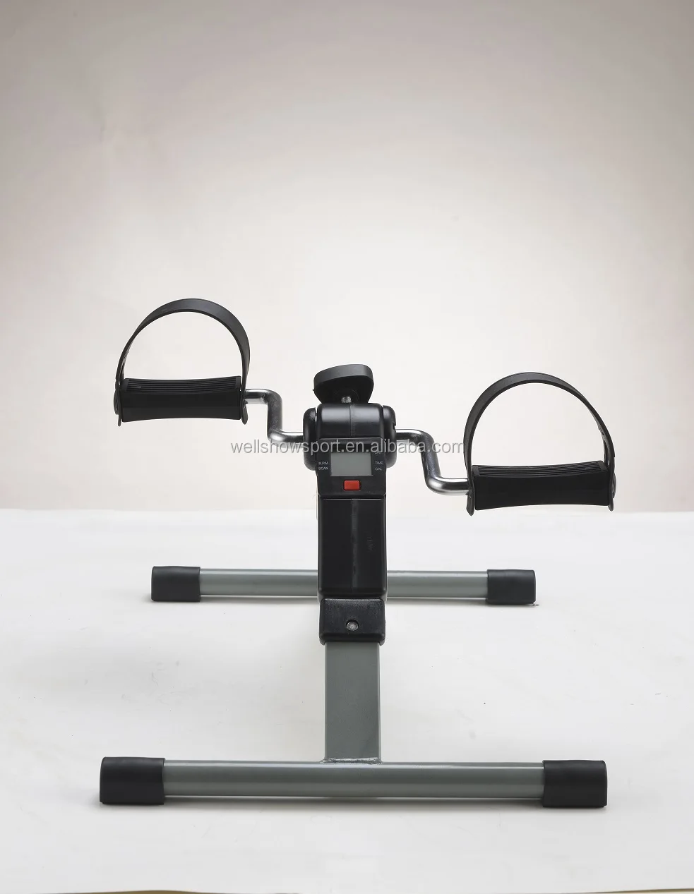 Wellshow Sport Digital Foldable Mini Floor Foot Pedal Exerciser