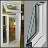 upvc top hung window with double window glass