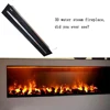 Elegant 3D steam fireplace insert water With decor flame and Remote Control