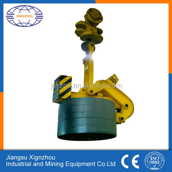 Hydraulic Coil Tong. Mild Steel Lifting Coil Tong. Multi functional Coil Lifter with a load capacity of 2 tons.