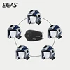 Bluetooth wireless motorcycle intercom motor helmet interphone system for 5 riders