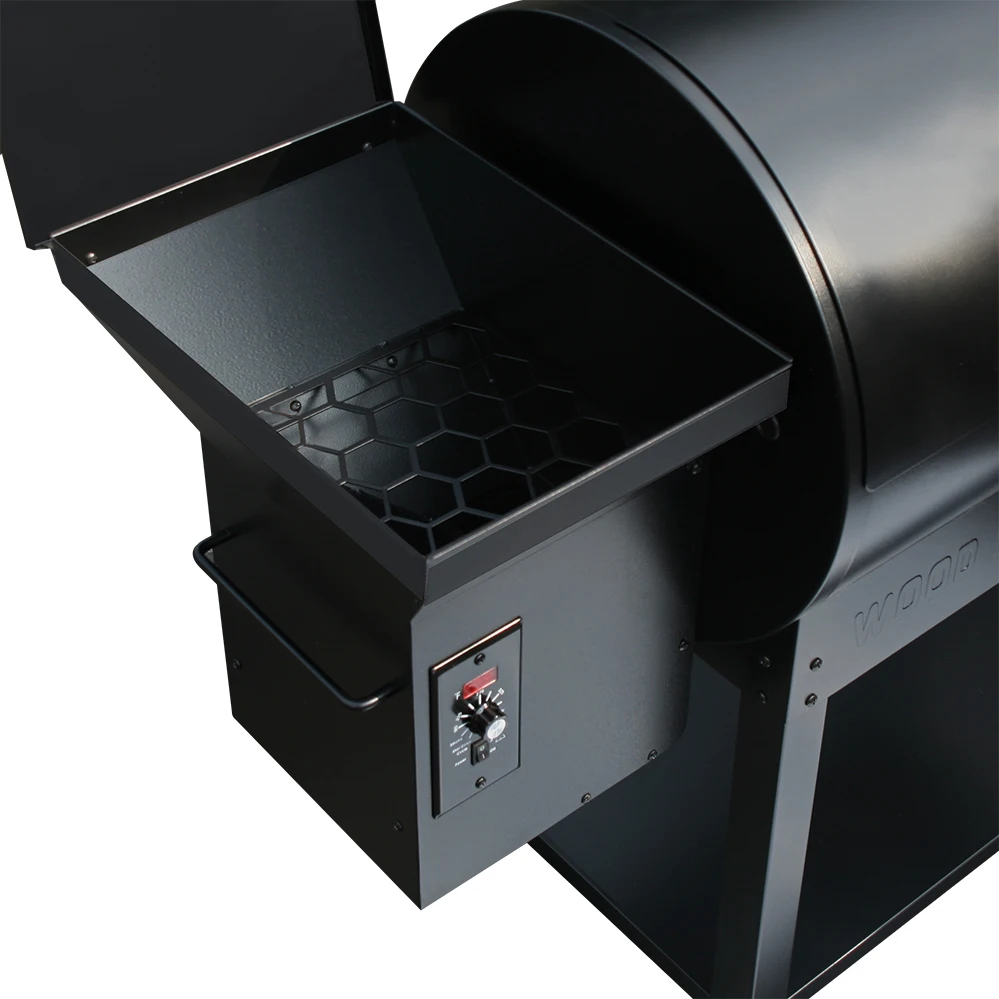 Outdoor trolley electric digital 7 in 1 barbecue master wood pellet smoker wood pellet grill bbq