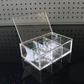 clear perspex box with lid