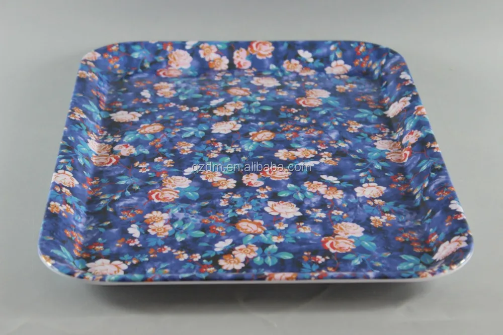 Large Melamine Serving Tray 17 Inch