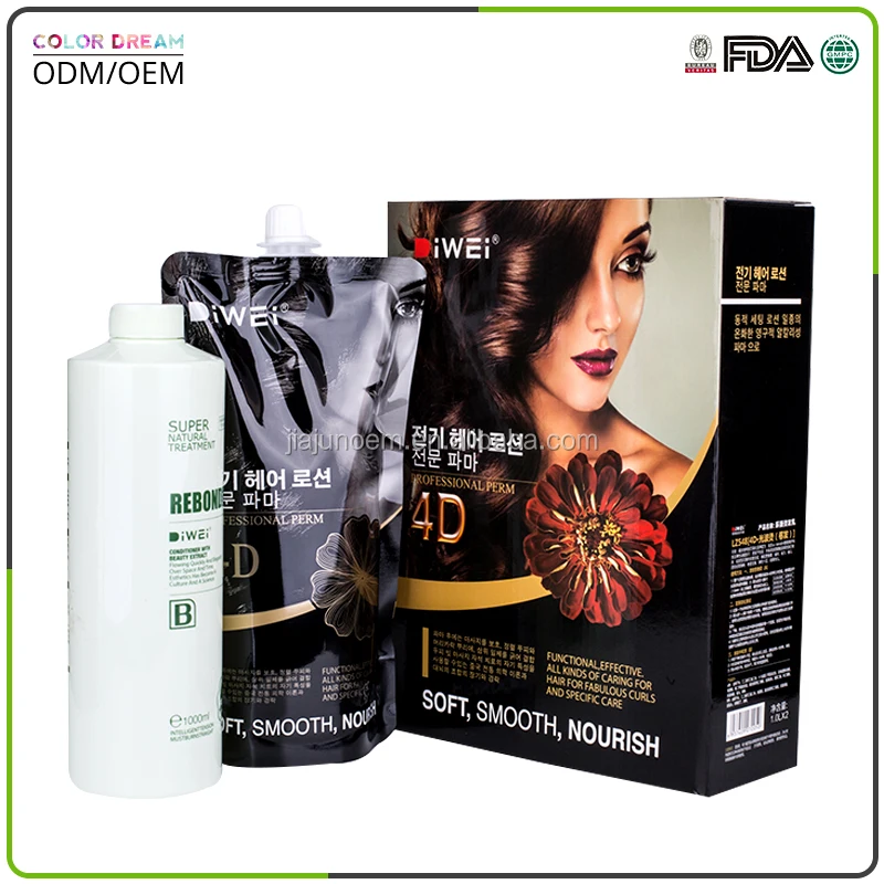 New Diwei 4d Hair Perm Lotion For Hair Straightening Perm Lotion