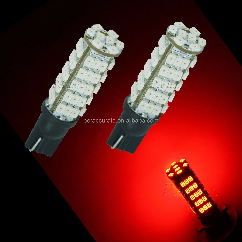 68 1210 3020 SMD T10 501 W5W LED For Car Auto Sidelight Dashboard Gauge Light Lamp Bulbs RED