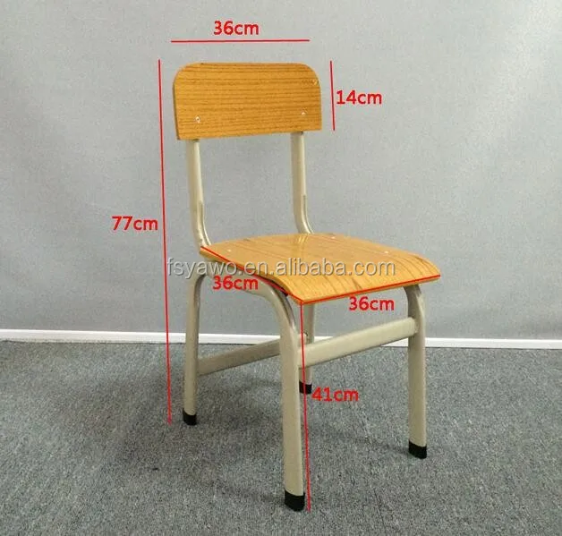 Wood Material School Desk And Chair Kindergarten Classroom Furniture