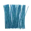 Safe and Humanized Design for DIY Art Craft Decorations Glitter Pipe Cleaners Creative Arts Blue Chenille Stem Class Pack