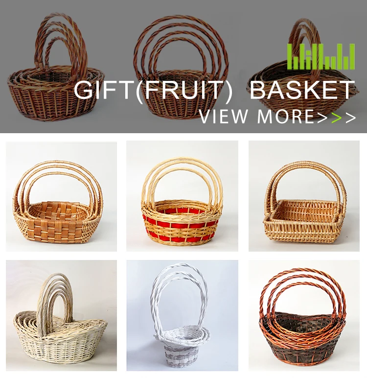 Ym135101cheap Empty Bulk Oval Wicker Picnic Basket With Lid And Handle