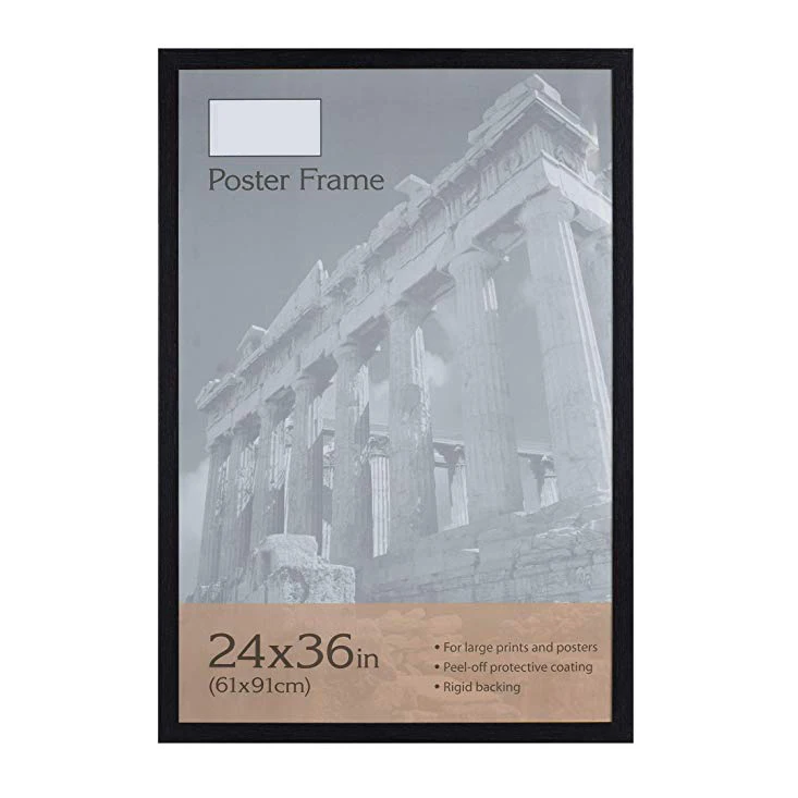 High Quality 24x36 Poster Frame A0 Black Wood Picture Frame Home Decor