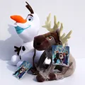 Cute Sven Olaf Plush Toys Reindeer Cartoon Plush Doll Princess Elsa Anna Plush Toy Soft Stuffed