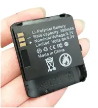 2015 original Battery for smart watch smart phone watch GV08 smart watch 380mAh 4.2V battery
