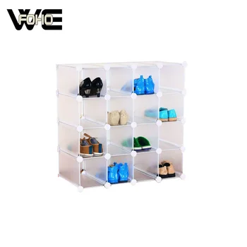 16 Cubes Plain White Shoe Storage Cabinet Cube Interlocking Pairs 16 Cubes Plain White Shoe Storage Cabinet Cube Interlocking Pairs Shoes