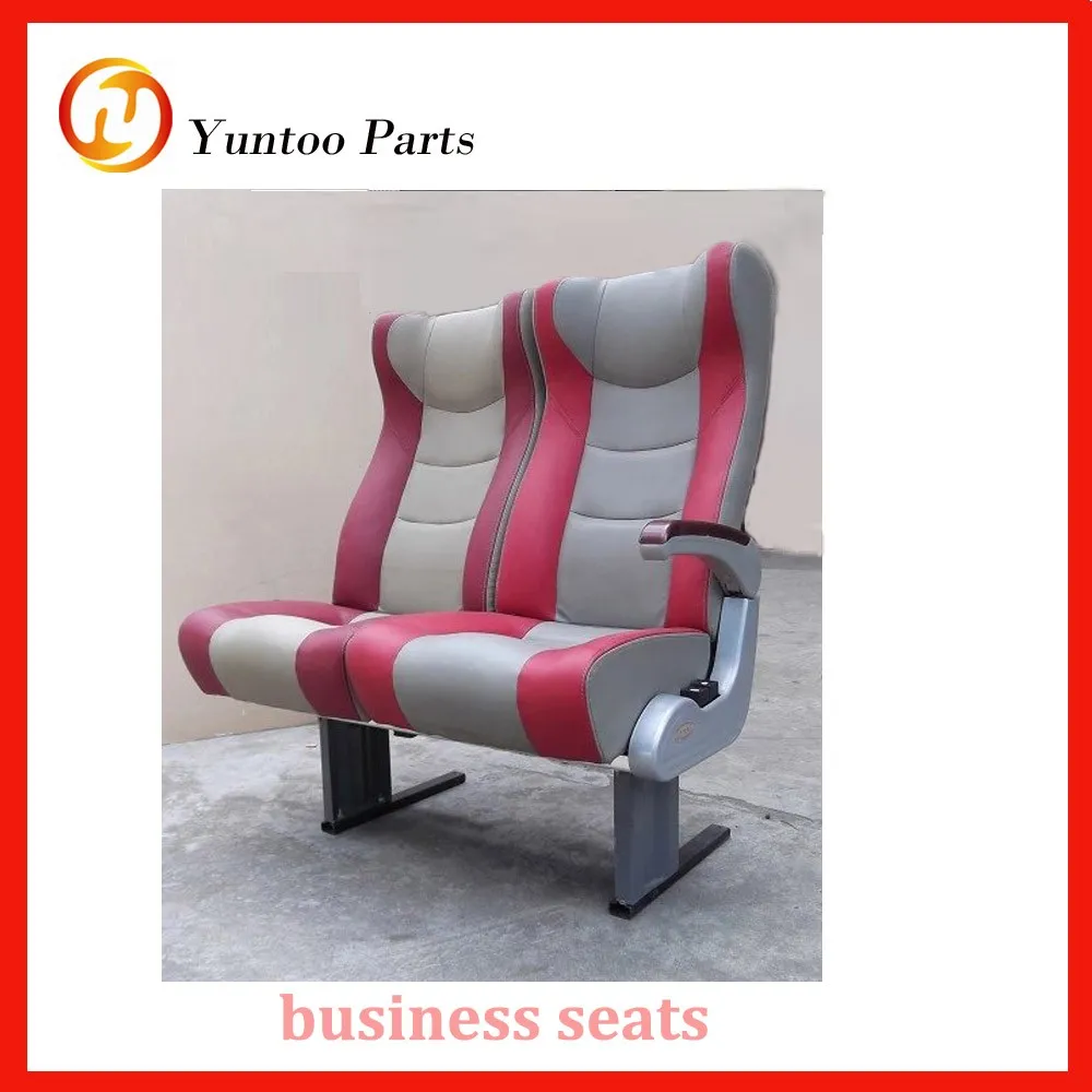 Vip Rotation Double Passenger Bus Seat With Desk Armrest And Foot Rest