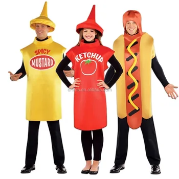 Halloween party cosplay divertente scherzo novità cibo festival USA stag vestito operato outfit hot dog costume