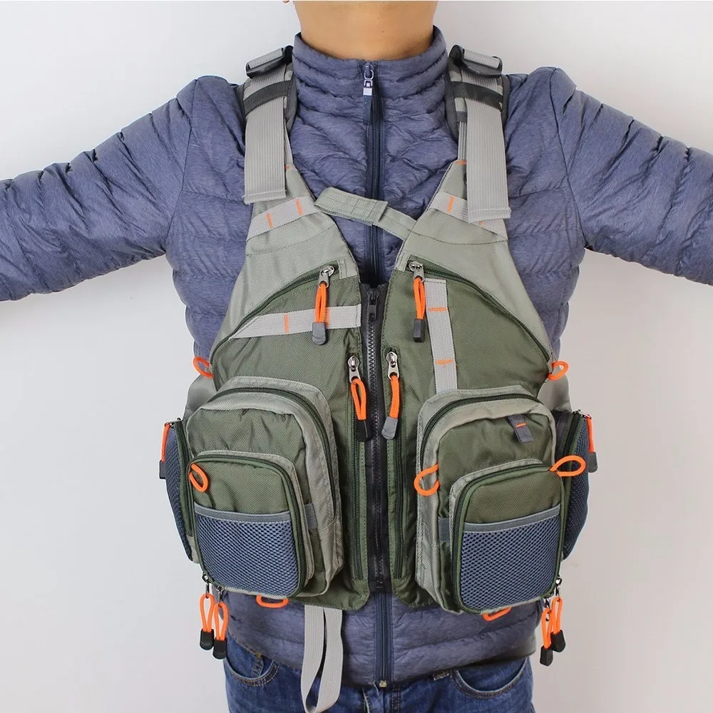 24oz Fly Fishing Vest Pack Fishing Sling Pack Fishing ...