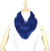 Autumn and winter new version of elastic rabbit hair female triangle rabbit woven fur scarf